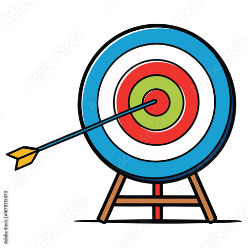 Target icon vector image can be used for public relations agency