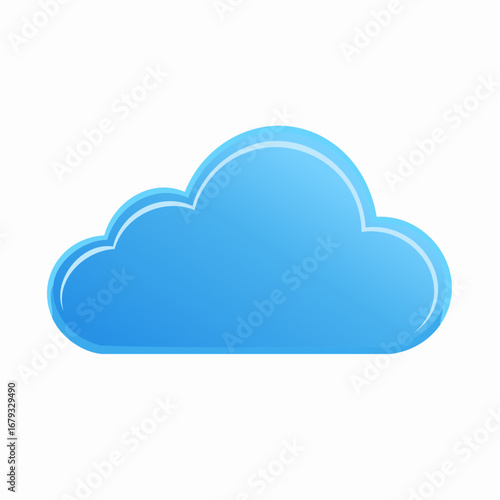 Wolke als Wetter-Icon