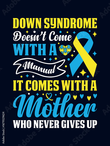Down Syndrome Awareness T-Shirt Design
