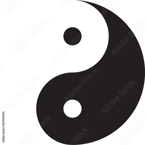 Yin yang symbol representing balance harmony and duality in traditional chinese philosophy