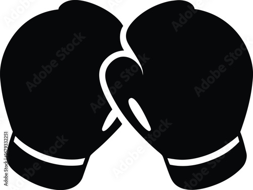 Boxing hits fist clipart vector art and illustration