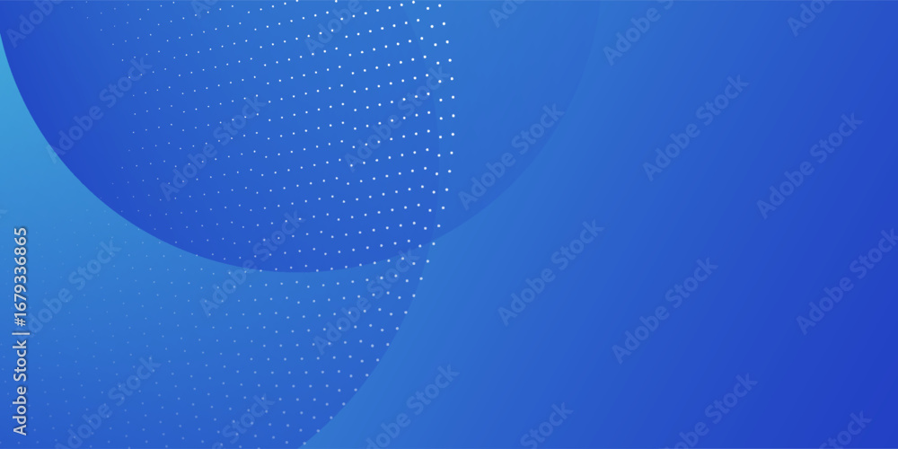 Fototapeta premium Illustrations minimal blue background with geometric finance dot simple art space