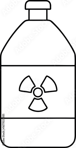 Radioactive Material in Container Symbolizing Danger and Caution for Industrial Applications and Scientific Research Presenting Health Hazards and Environmental Risks with Nuclear Waste