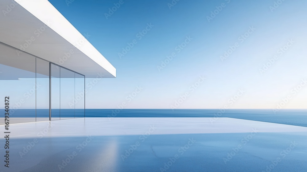 Fototapeta premium Modern Architecture by the Sea