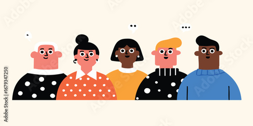 A collection of diverse people illustrations that represent unity and community, capturing the spirit of inclusivity and harmony.