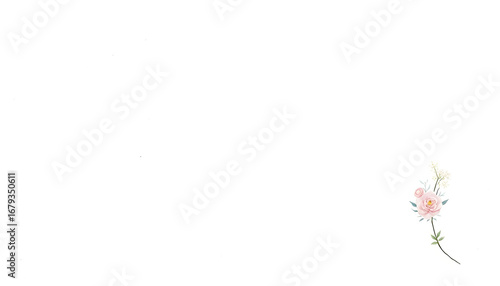 Watercolour flowers. Flower drawing. Wedding watercolor floral decorations. Invitation card, rose, lavender, leaves, botanical drawing