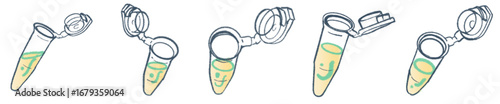 Scientific Laboratory Micro Tube PNG Clipart for Experiment Design