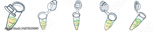 Scientific Laboratory Micro Tube PNG Clipart for Experiment Design