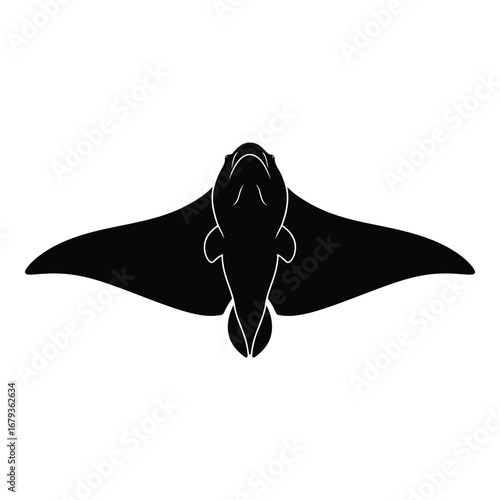 Vector art of stingray