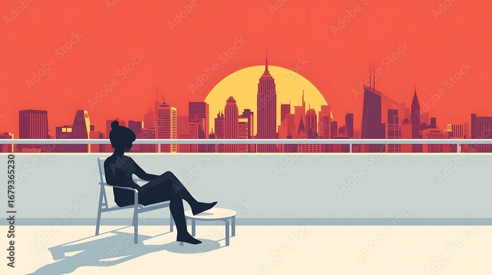 Obraz premium Balcony Chill