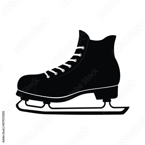 Ice skates clipart cartoon illustration drawing