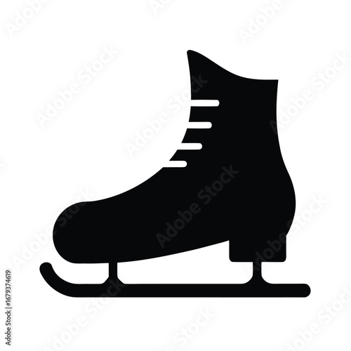 Ice skates clipart cartoon illustration drawing