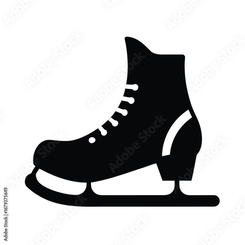 Ice skates clipart cartoon illustration drawing