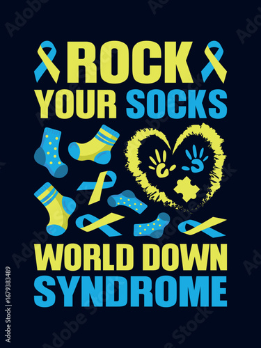 Down Syndrome Awareness T-Shirt Design
