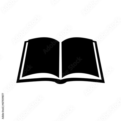 Open book symbol representing knowledge, learning, and the pursuit of education
