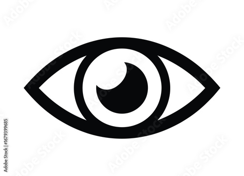 eye icon set. eyesight symbol , eye, view, vision icons in flat style