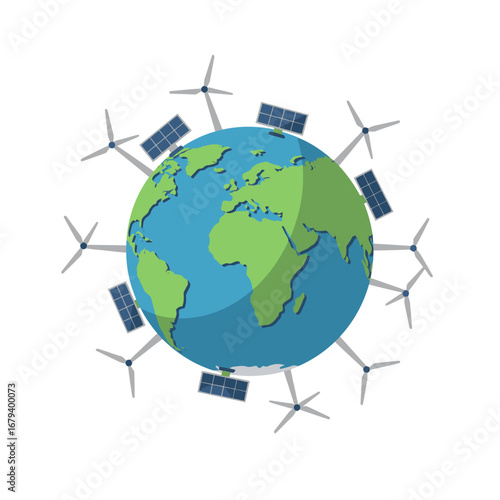 The World Adopting Renewable Energy and Sustainable Technology