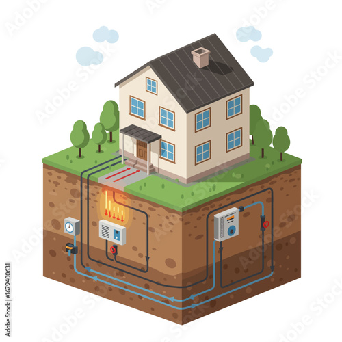 Geothermal Energy System for a Sustainable Home
