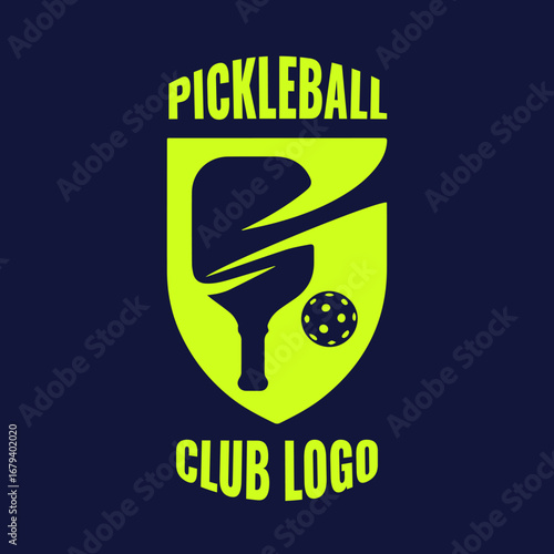 Pickleball Cub Vector Logo