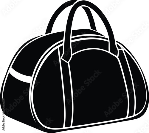 Travel bag vector illustration isolated on a white background