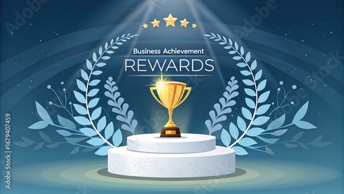 Recognize achievements with a golden trophy, perfect for celebrating milestones and rewarding success today