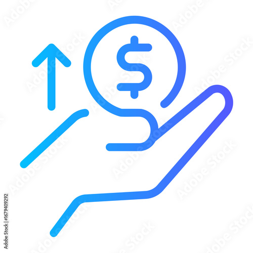 sponsorship gradient icon
