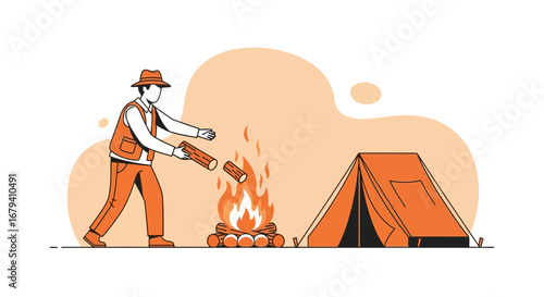 Preparing Campfire And Tent: Preparing For The Perfect Camping Experience And Adventure