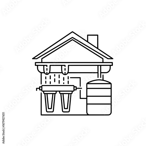 Home water heater with transparent background