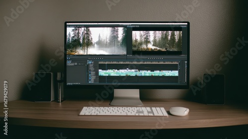 Adobe Premiere Pro Interface with Footage and Tools