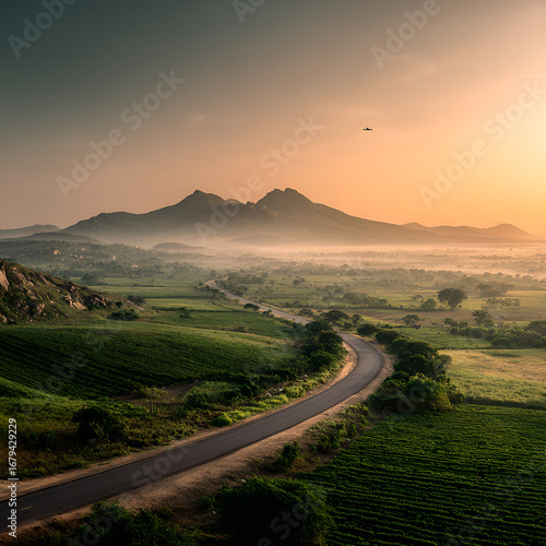 road to the mountains