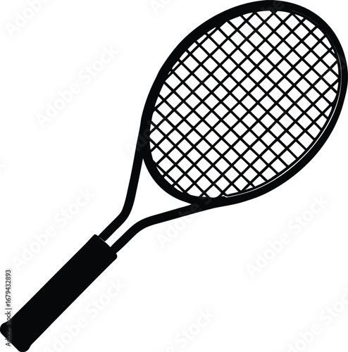 Pickle with pickleball vector design
