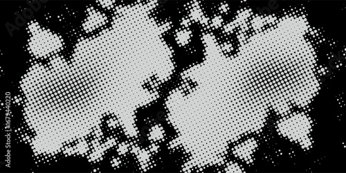 Dots halftone white and blue color pattern gradient grunge texture background. vector illustration.eps 10.