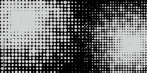 Dots halftone white and blue color pattern gradient grunge texture background. vector illustration.eps 10.