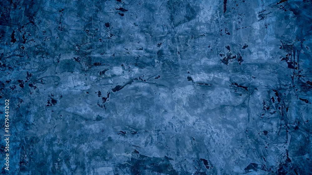 Obraz premium Blue designed grunge texture background with space for text or image.