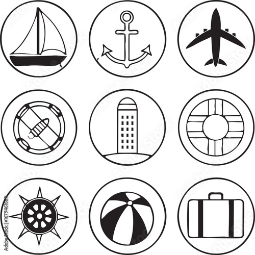 Abstract geometric shapes and lines in a dynamic composition featuring a prominent silhouette