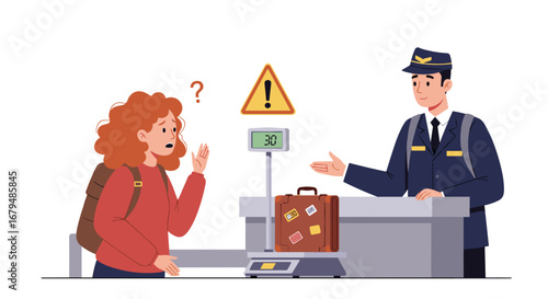 Airport baggage overload situation for travel guides and luggage management tips 