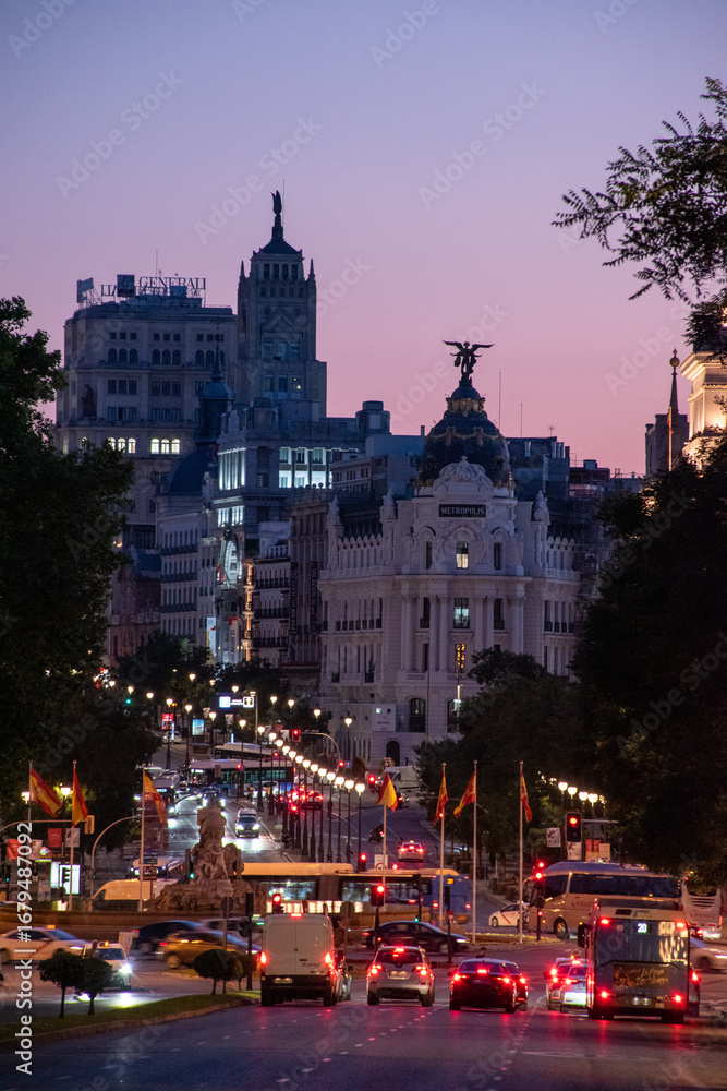 Obraz premium Metropolis, Madrid, Spain