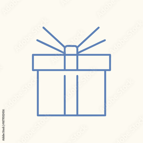 A beautifully wrapped gift box with ribbons and sparkles, symbolizing celebration and joy in a festive atmosphere