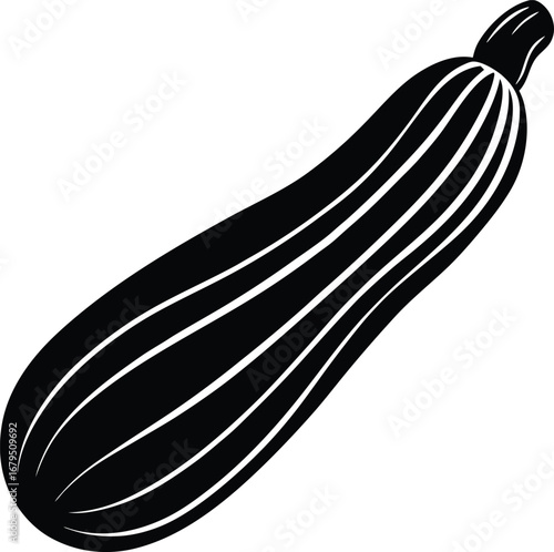 Vector illustration of an eggplant and an apple on a white background with a stainless steel wire whisk