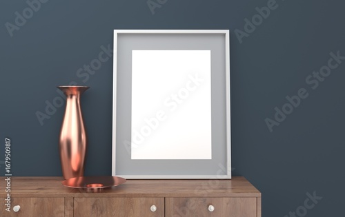 Empty frame on the wall