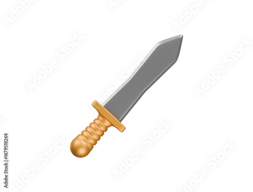 gladius icon 3d illustration render