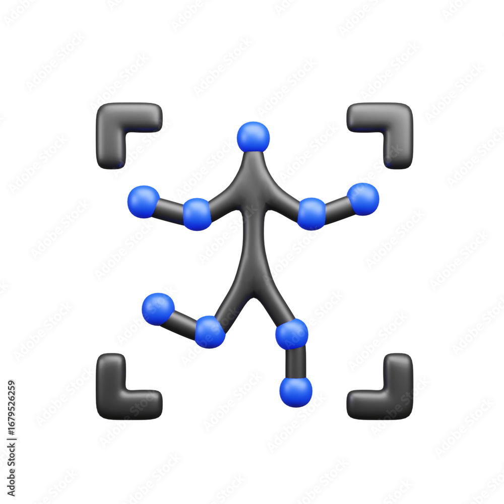 Virtually - AR-VR 3D Icon Virtually - AR-VR 3D Icon