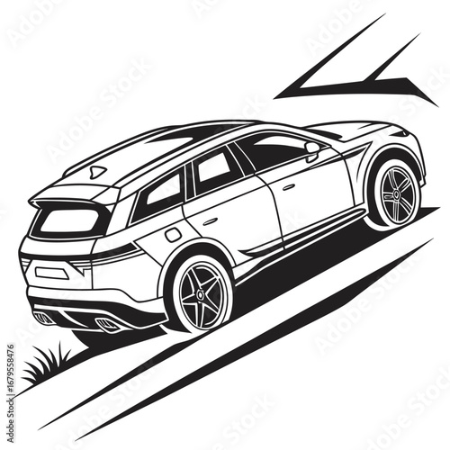 set of premium luxury escort garage showroom services, car wash and auto detailing logo vectors 