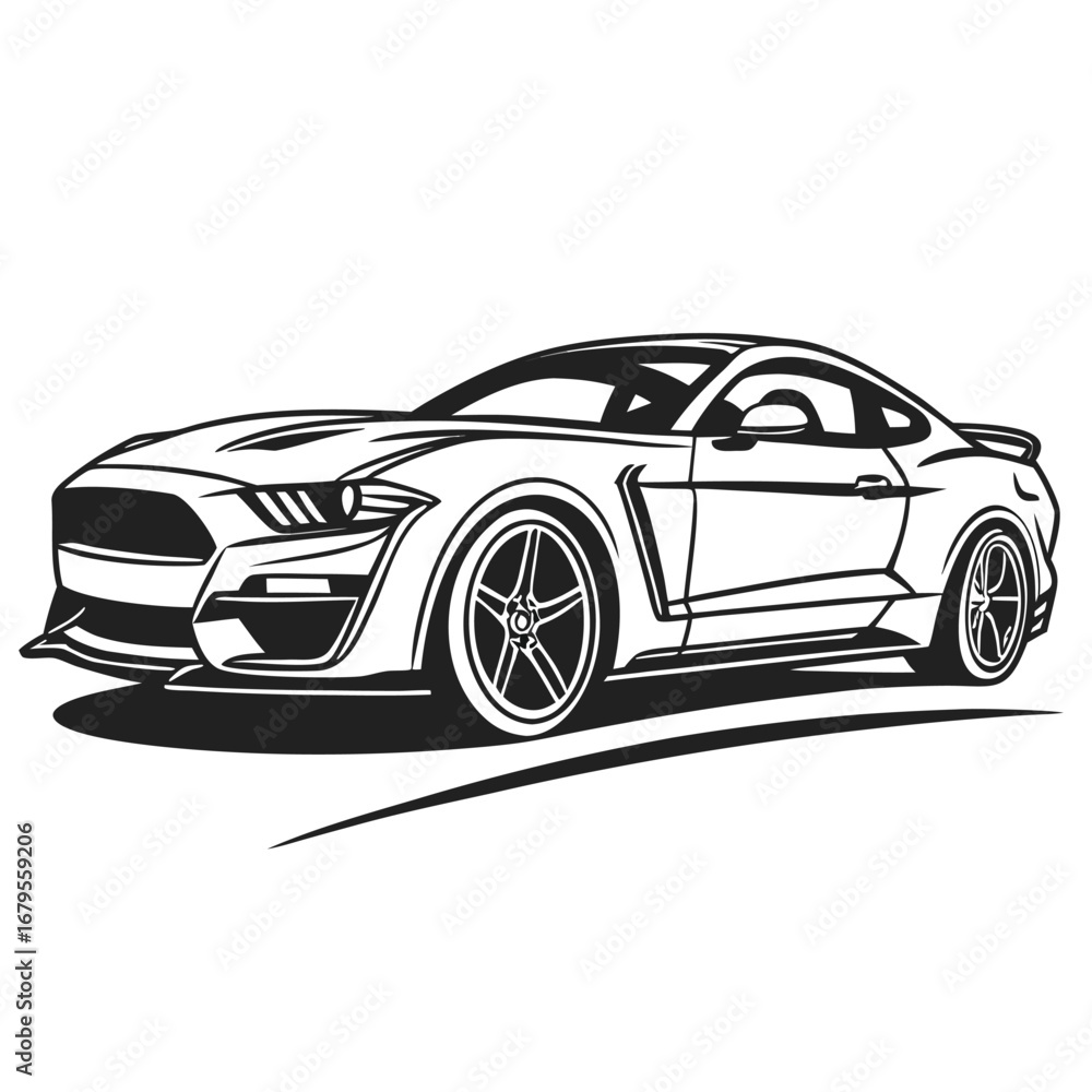 Fototapeta premium set of premium luxury escort garage showroom services, car wash and auto detailing logo vectors 
