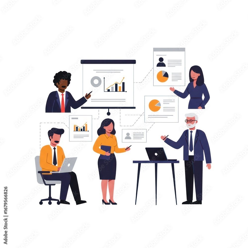 Fototapeta premium Professional Strategies to Boost Company Performance