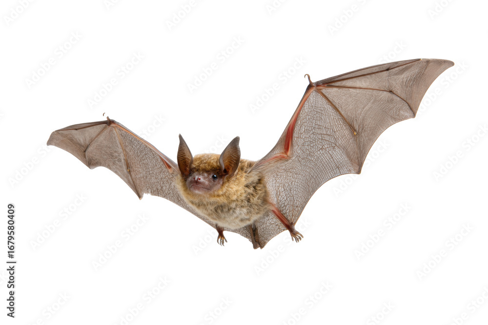 Obraz premium Flying Bat Isolated on Transparent Background