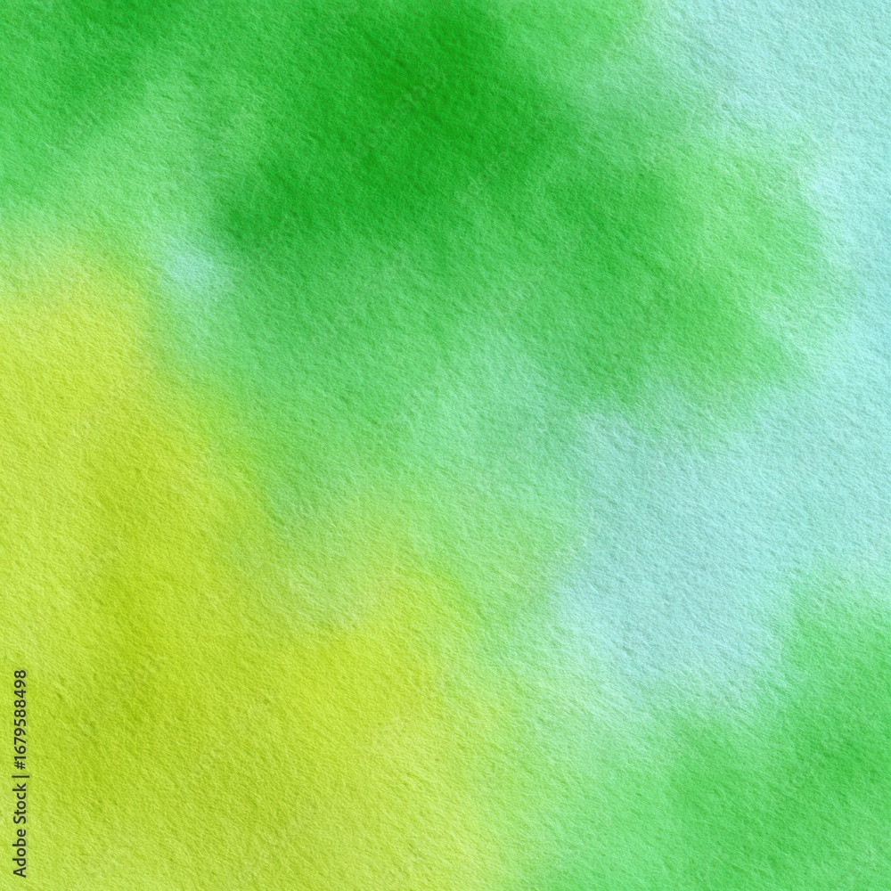Fototapeta premium Soft watercolor texture background blending pastel green and yellow hues softly and smoothly