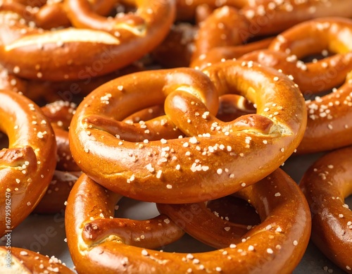 Baked Pretzels Close-Up