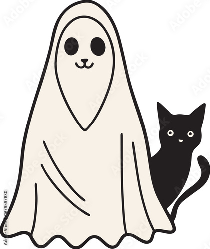 black and white cat