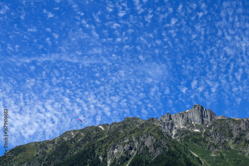 sky like a blue water surface